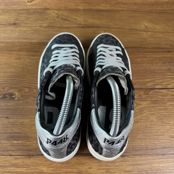 P448 Thea Leopard Embossed Platform Sneaker, Size 38/7.5-8 - Picture 3 of 11